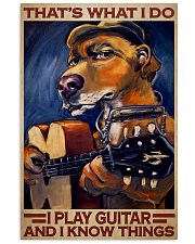Dog I Play Guitar 24x36 Poster front