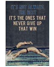 Swimming It's Not Always 24x36 Poster front