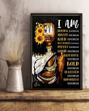 Afro I Am Enough 2 24x36 Poster lifestyle-poster-3