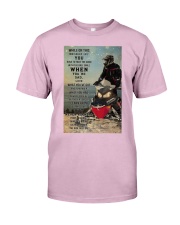P Snowmobile While On This Ride Classic T-Shirt tile