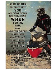 P Snowmobile While On This Ride 24x36 Poster front