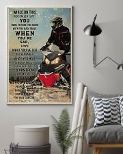 P Snowmobile While On This Ride 24x36 Poster lifestyle-poster-1