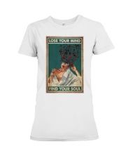 Wine And Music Lose Your Mind Premium Fit Ladies Tee tile