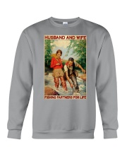 Husband And Wife Fishing Partners Crewneck Sweatshirt tile