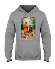 Husband And Wife Fishing Partners Hooded Sweatshirt tile