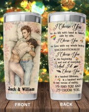 Gay Couple I Choose You Personalized 20oz Tumbler aos-20oz-tumbler-lifestyle-front-99