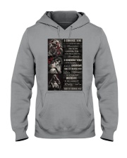 Sugar Skull Wood I Choose You Hooded Sweatshirt tile