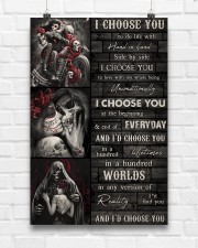 Sugar Skull Wood I Choose You 24x36 Poster aos-poster-portrait-24x36-lifestyle-17