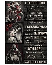 Sugar Skull Wood I Choose You 24x36 Poster front