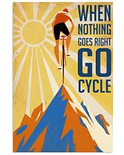 Cycling It Is Not The Mountain We Conquer 24x36 Poster front