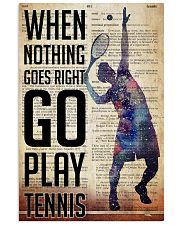Go Play Tennis Dictionary 24x36 Poster front