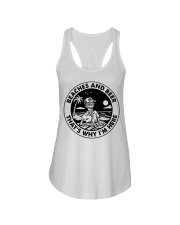 Beaches And Beer Ladies Flowy Tank tile