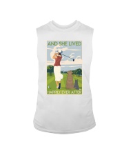 Golf Course Girl Lived Happily Sleeveless Tee tile