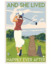 Golf Course Girl Lived Happily 24x36 Poster front