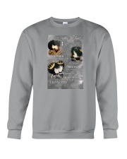 Black Couple Forever And Always Crewneck Sweatshirt tile