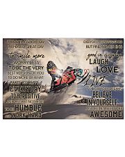Snowmobile Good Day 36x24 Poster front