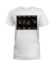 Doberman Be Badass Ladies T-Shirt tile