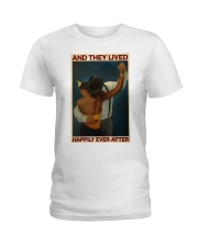 Black Couple Dancing Ladies T-Shirt tile