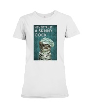 Never Trust A Skinny Cook Premium Fit Ladies Tee tile