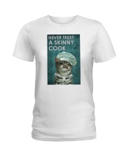 Never Trust A Skinny Cook Ladies T-Shirt tile