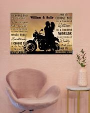Motorcyling Silhouette I Choose You 36x24 Poster poster-landscape-36x24-lifestyle-19
