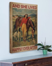 Girl And Horse Live Happily Canvas-R 20x30 Gallery Wrapped Canvas Prints aos-canvas-pgw-20x30-lifestyle-front-01