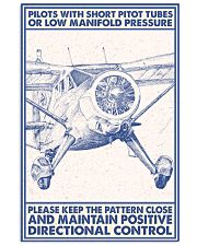 Pilot With Short Pitot Tubes 2 24x36 Poster front