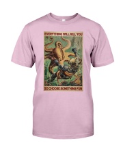Diver And Octopus Everything Will Kill You - R Classic T-Shirt tile