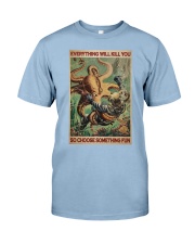 Diver And Octopus Everything Will Kill You - R Premium Fit Mens Tee tile