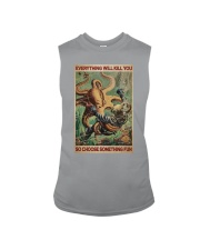 Diver And Octopus Everything Will Kill You - R Sleeveless Tee tile