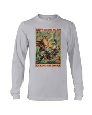 Diver And Octopus Everything Will Kill You - R Long Sleeve Tee tile