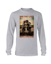 Couple Motocross And They Live happily Ever After Long Sleeve Tee tile