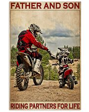 Father And Son Motocross 24x36 Poster front