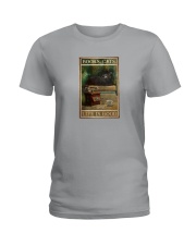Books Cats Life Is Good 2 Ladies T-Shirt tile