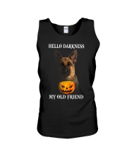 German Shepherd Hello Darkness Pumpkin Unisex Tank tile
