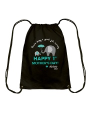 You're Doing A Great Job 1st Mother's Day Elephant Drawstring Bag tile