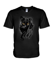 Cat Beauty V-Neck T-Shirt thumbnail