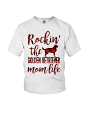 GOLDEN ROCKIN MOM LIFE Youth T-Shirt tile
