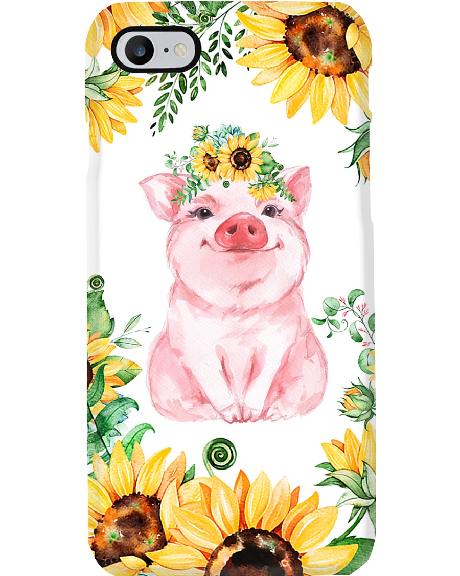 Pig Sunflower Phonecase Phone Case