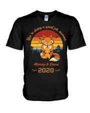 Mother You're Doing A Great Job Fox 2021 V-Neck T-Shirt tile
