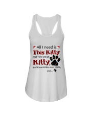 CAT ALL I NEED IS THIS KITTY Ladies Flowy Tank tile