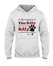 CAT ALL I NEED IS THIS KITTY Hooded Sweatshirt front