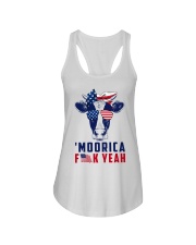 Cow Flag Ladies Flowy Tank thumbnail