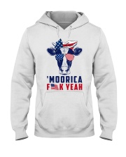 Cow Flag Hooded Sweatshirt thumbnail