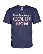 Collie Mom V-Neck T-Shirt thumbnail