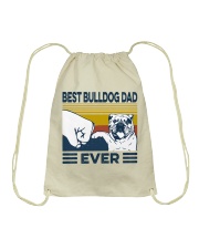 Best Bulldog Dad Drawstring Bag tile