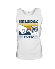 Best Bulldog Dad Unisex Tank tile