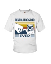 Best Bulldog Dad Youth T-Shirt tile