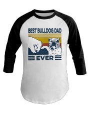 Best Bulldog Dad Baseball Tee tile