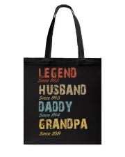 Father Legend Husband Daddy Grandpa Tote Bag tile